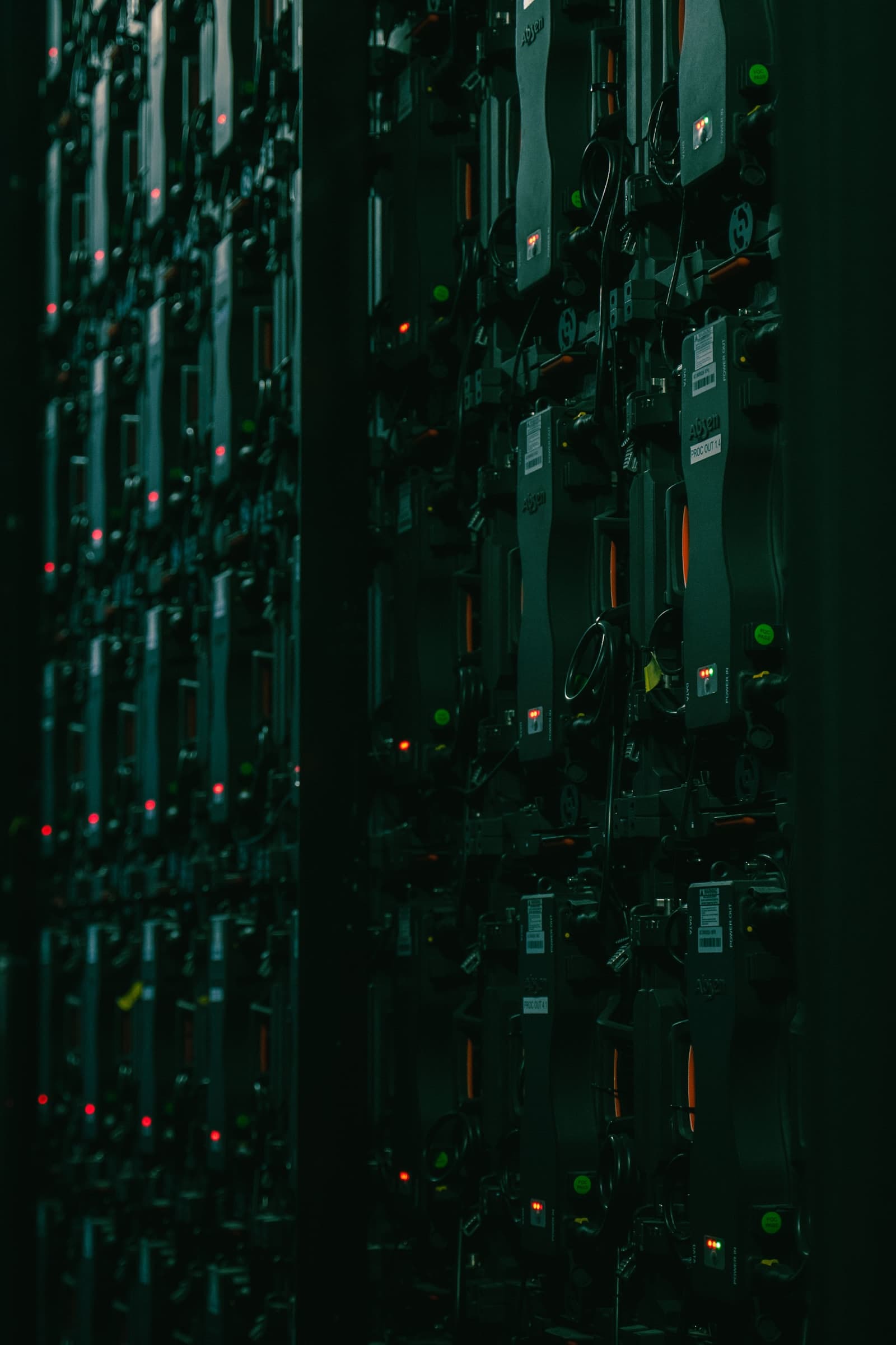 A very large array of electronic equipment in a room